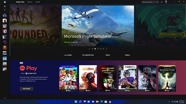 Windows 11 Xbox Game Pass