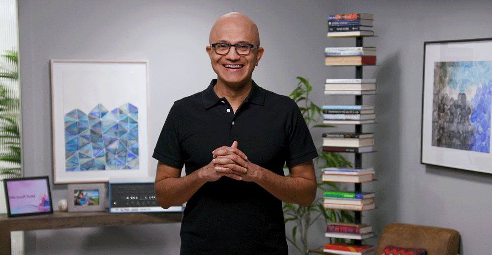 Microsoft Chairman and CEO Satya Nadella at Build 2022